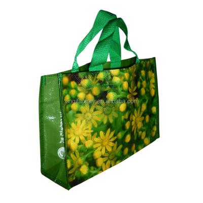 China Eco-friendly pp webing to handle recycled shopping pp woven bag for sale