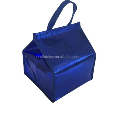 China Waterproof Metallic Lamination Cooler Bag Non Woven Lunch Insulated Cooler Bag for sale