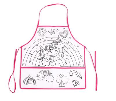 China Hot Selling Eco-friendly Customized Kids Apron / Kids Aprons / Kids Drawing Apron for sale