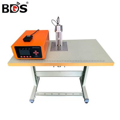 China Cup Mask Making Factory Available N95 Cup Mask Sale Manual Ultrasonic Welding Machine Single Head Ultrasonic Spot Welder For Mask Ear for sale