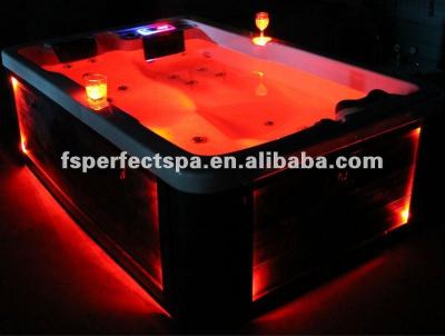 China Outdoor Acrylic Hot Tub USD999 Outdoor Whirlpool Spa Hot Tub for sale