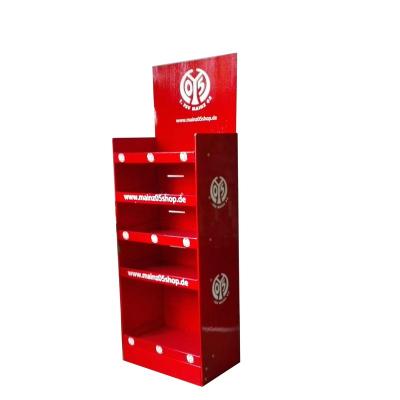 China Recyclable materials wholesale high quality sell well new type paper display rack exhibition stand for sale