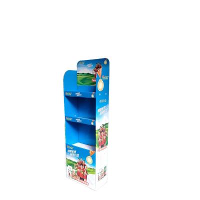 China Recyclable material technology produces high quality and durable use of adjustable display racks of various exhibition paper rack for sale