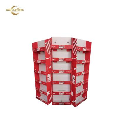 China New Popularity Recyclable Materials 2022 Hot Selling Products Paper Shelf Paper Display Stand for sale