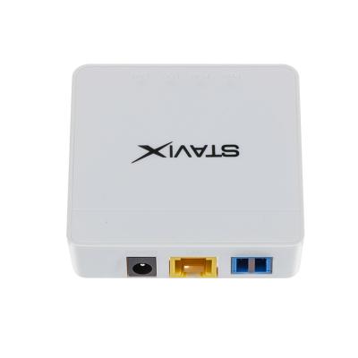 China Bridge Ontario Network Terminal Android Mini Gpon Modem Ethernet Optical FTTH Stavix ONU EPON 1GE GPON PPPOE for sale