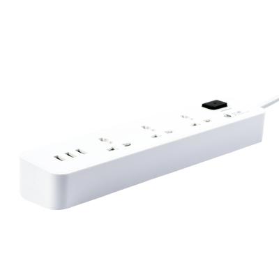 China Residential/General-Purpose Universal Outlet Expansion Power Board 3 USB Ports with 2m Extension Cord and General Switch and Socket for sale