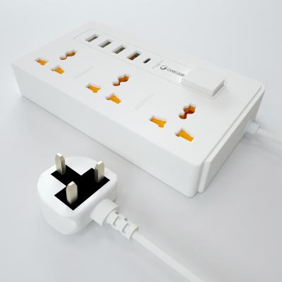 China ABS New Arrival Multifunctional Home Use Universal Smart Extension Socket Cord Plug With Usb for sale