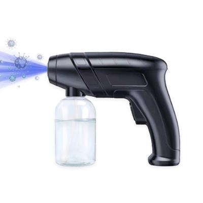 China Ready to ship New Arrival Rechargeable Battery Fogger Machine Small Spray Gun Portable Handheld Nano Atomizer for Home, Office or Garden for sale