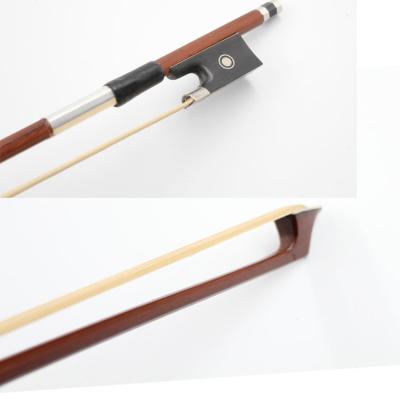 China High Quality Octagonal Shape Brazil Pearl Eye Hot Selling Wooden Violin Bow for sale