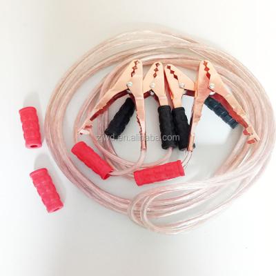 China Clear PVC/TPR/TPE 6m 600amp 700amp PVC Insulated Battery Booster Cable Jumpers For Car for sale