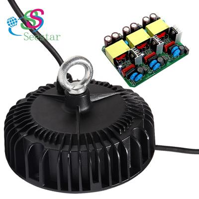 China IP67 200W 6000mA HPF OVP 4KV 6KV Waterproof Led UFO Driver For UFO Light 245*68*37mm Low THD for sale