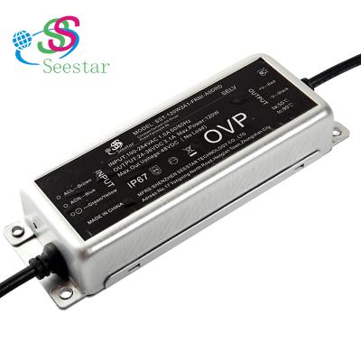 China IP67 IP65 120W Adjustable Power HPF OVP 6KV Low THD Power Led Driver For Street Light for sale