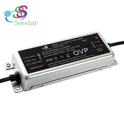 China Adjustable Street Light 120W Power IP67 IP65 HPF OVP 6KV Low THD Led Driver For Street Light for sale