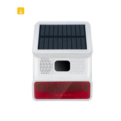 China PE-523R Outdoor Home Solar Strobe Alarm Wireless Solar Waterproof Security System for sale