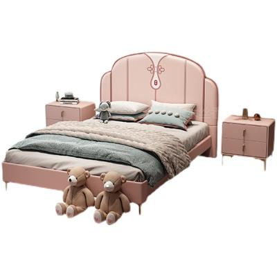 China TJC8026rabbit creative design girls' soft bed post-modern castle dream space children's cartoon for sale