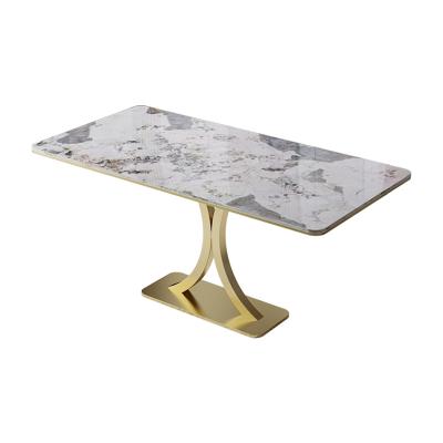 China Other Tang Jing tj0161 Light Rock Platter Dining Table Pandora Stone Luxury Stone Dining Table And Chair Designer for sale