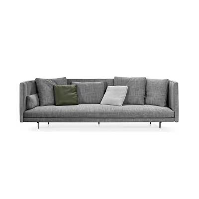 China Other Italian light luxury minimalist creative villa TJ6014 living room cafe luxury club sofa large for sale