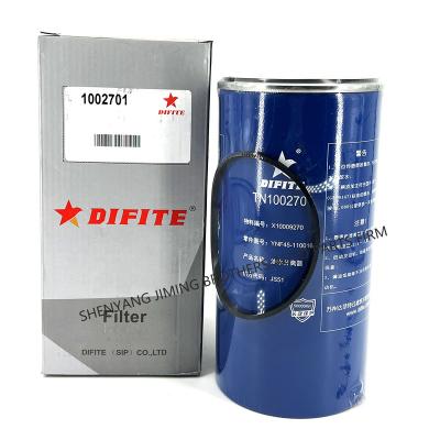 China Iron + paper DIFITE 1002701 Truck Engine Parts Diesel Fuel Filter Water Separator For JAC for sale