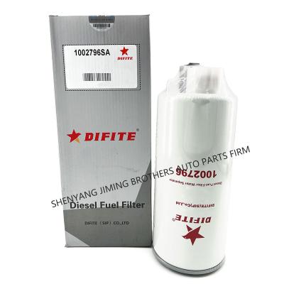 China Iron + paper DIFITE 1002796SA Truck Engine Parts Diesel Fuel Filter Water Separator For Cummins for sale