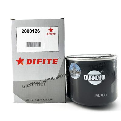 China Iron + paper DIFITE 2000126/F1050-000 Agriculture Truck Parts Diesel Fuel Filter For QUANCHAI-T3 for sale