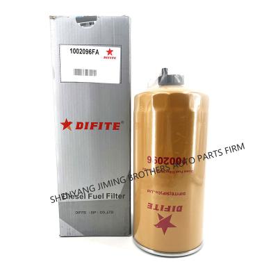 China Iron + paper DIFITE 1002096 Truck Engine Parts Diesel Fuel Filter For FAW Jiefang J6 for sale