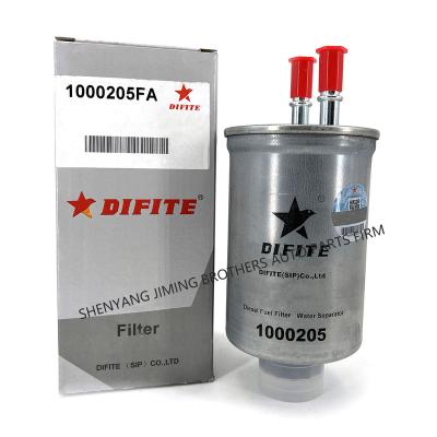 China Plastic paper Difite Diesel Fuel Filter Water Separator 1000205FA for trucks and buses for sale