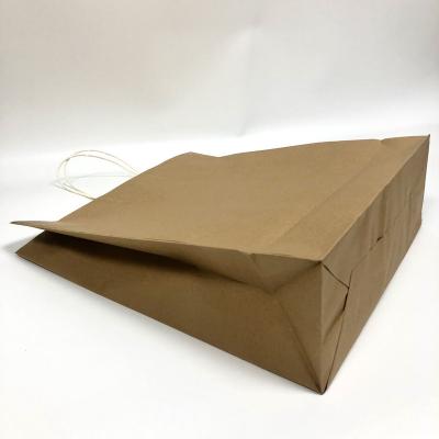 China Large Biodegradable Food Deli Paper Bags for sale