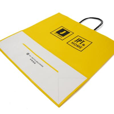 China Disposable Retail Paper Shopping Bag For Gift / Clothes / Shoes for sale