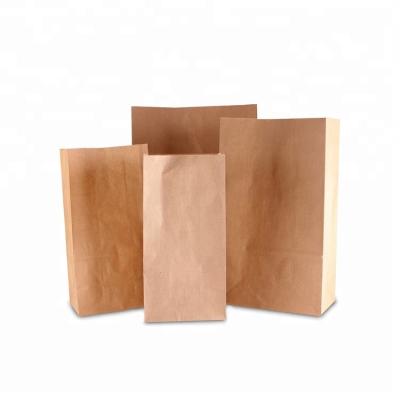 China Recyclable SOS Food Grade Take Away Paper Bag For Burger / Bread / Grocery for sale