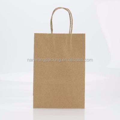 China Recyclable Plain Kraft Paper Bag for sale