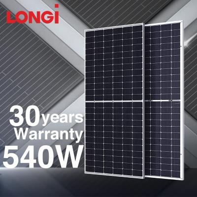 China Wholesale Trina Jinko Longi 535w 540w 545w 545w 550watt Solar Panel PERC Mono Cell For Solar Power 182mmx182mm for sale