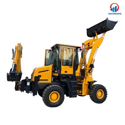 China European Farms Hot Sale Multifunctional Backhoe Loader Excavator Loader Factory Price for sale