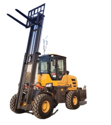 China Factory HAOHONG brand forklift diesel excavator off road forklift price for sale