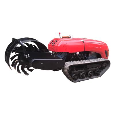 China Cultivates 32HP Tiller Cultivators Soil Cutter Lawn Mower Multifunctional Pesticide Remote Control for sale