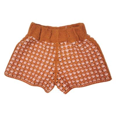 China Factory Breathable 2022 Kids Crochet Pants Set Crochet Cover Up Short Pants With Crochet Style Best Quality Short Pants for sale