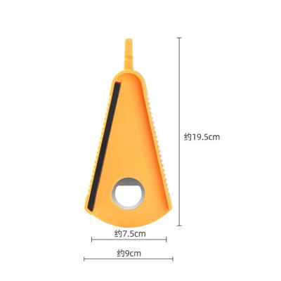 China Multi Logo Cheap High Quality Custom Function Handle Beer Plastic Wine Stocked Non-slip Bottle Opener for sale