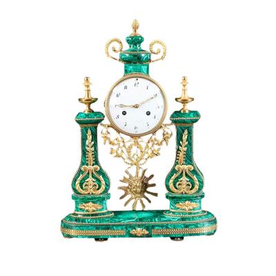 China Europe New Arrival Antique Ceramic Craft Malachite Die Forging Retro Applique Craft Decoration for sale