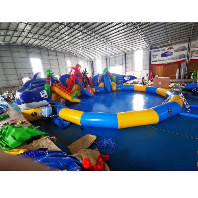 China Factory Custom Quality pvc tarpaulin inflatable swimming pool for kids for sale