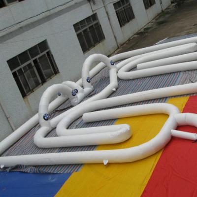 China factory customized inflatable racing track for bumper car race track kart race for sale