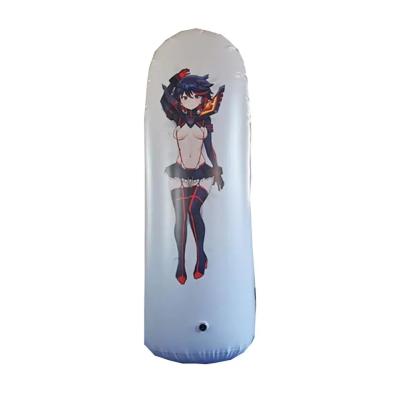 China Customized Quality PVC Inflatable Anime Pillow Inflatable Throw Pillow for sale