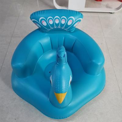 China Factory Wholesale Cheap PVC Inflatable Seat Feeding Chair for Kids for sale