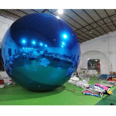 China Beile customized  pvc blue  Inflatable  Mirror ball for sale for sale