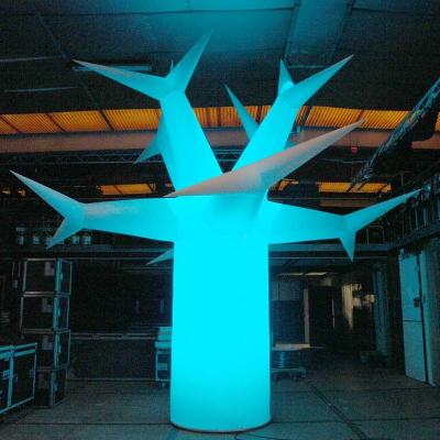 China Yard decoration inflatable tree with light LED for night club party advertising for sale