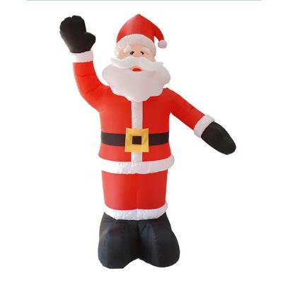 China Hot selling 2.4mH inflatable Santa Claus models for outdoor decoration for sale