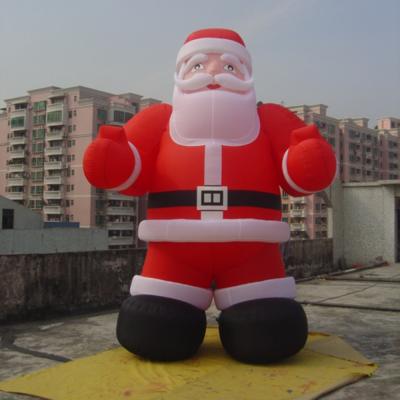 China Factory customize 4m tall inflatable Santa clause for display for sale