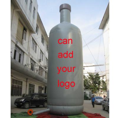 China China factory custom 10mH inflatable bottle with logo for advertising for sale