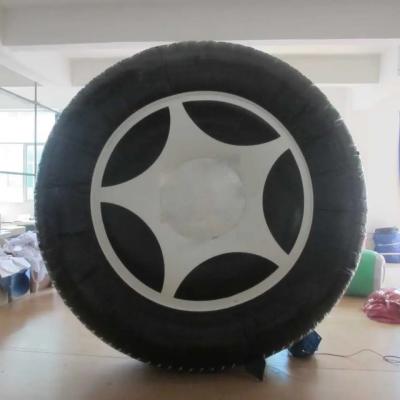 China China Factory Customized Giant Inflatable Tire Model For Advertising for sale