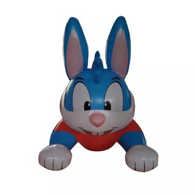 China Beile customized PVC inflatable bunny rabbit for outdoor decoration for sale