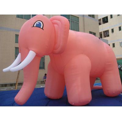 China factory wholesale quality giant inflatable animal pink elephant model for advertising for sale