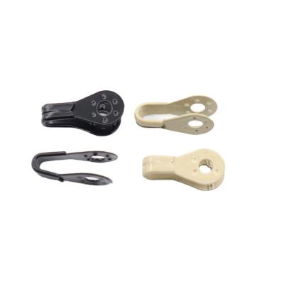 China Boot/ice climbing shoes/boots/pads spray black beige shoe lace hook metal shoe u-buckle for climbing boots for sale